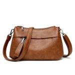 Crossbody bag atipasial leather ( brown color )